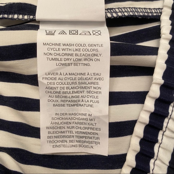 J.CREW Striped Drawstring Pants - Size S - Picture 8 of 9